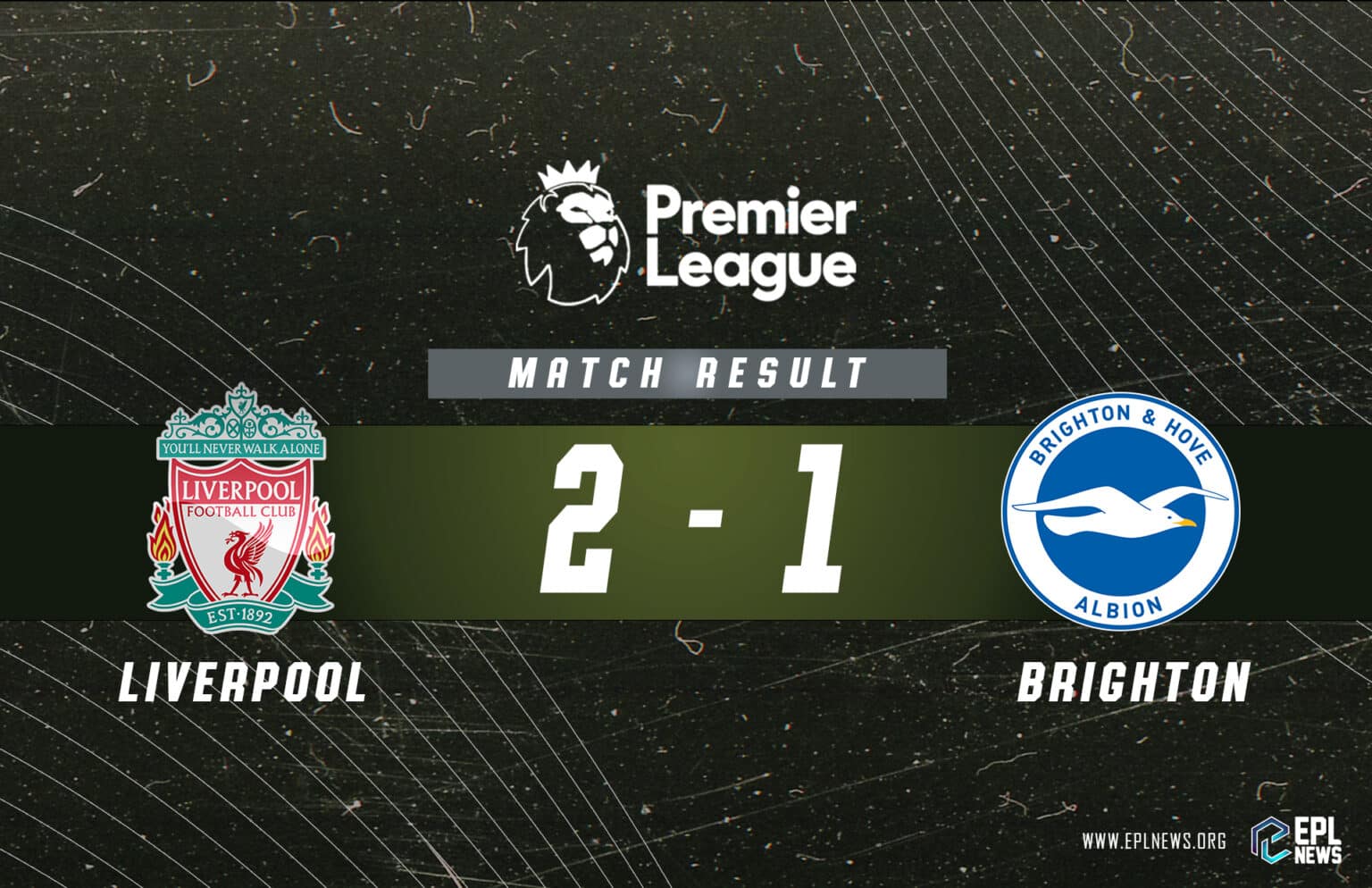 Relatório Liverpool x Brighton