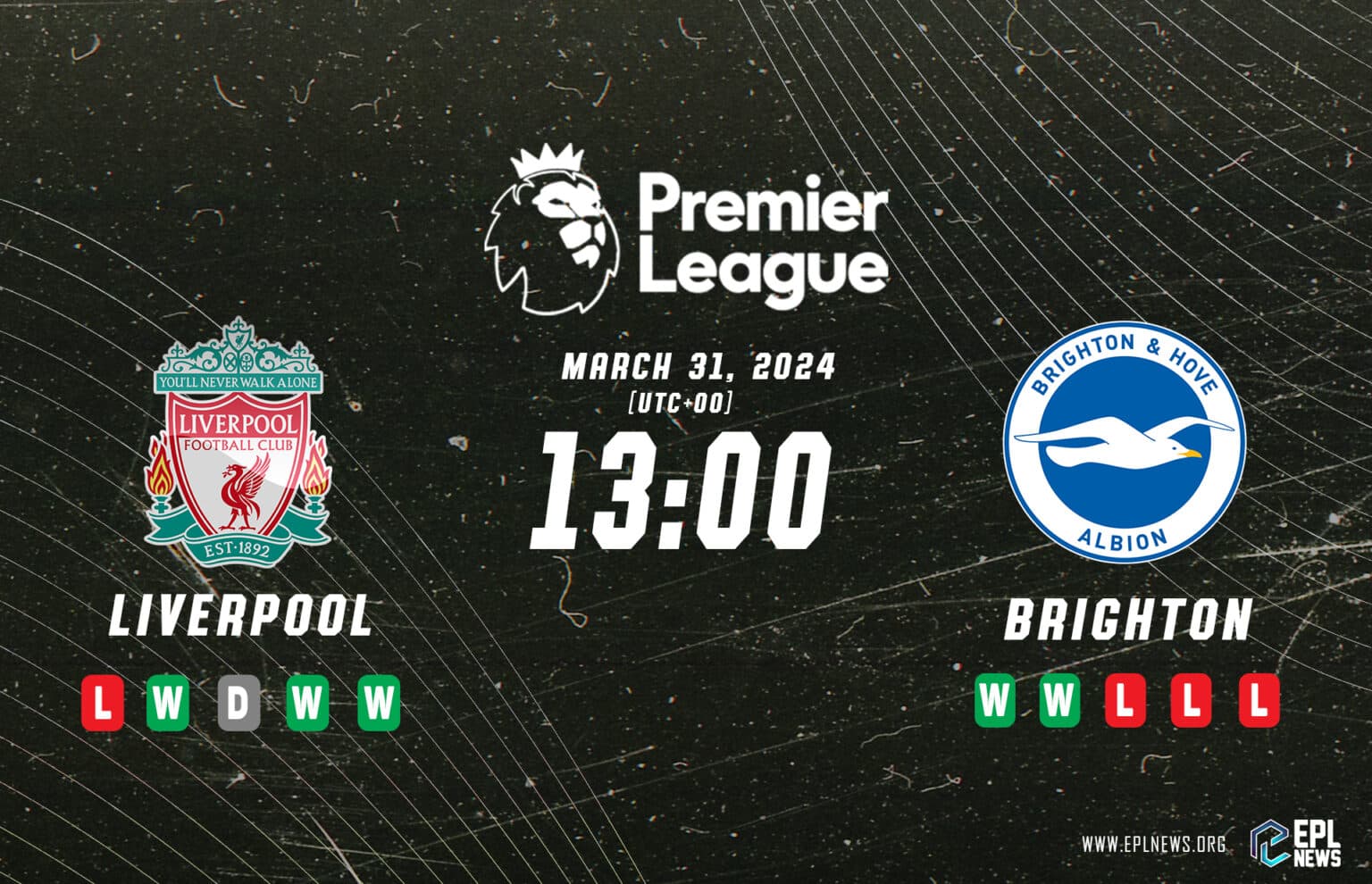Antevisão do Liverpool x Brighton Premier League