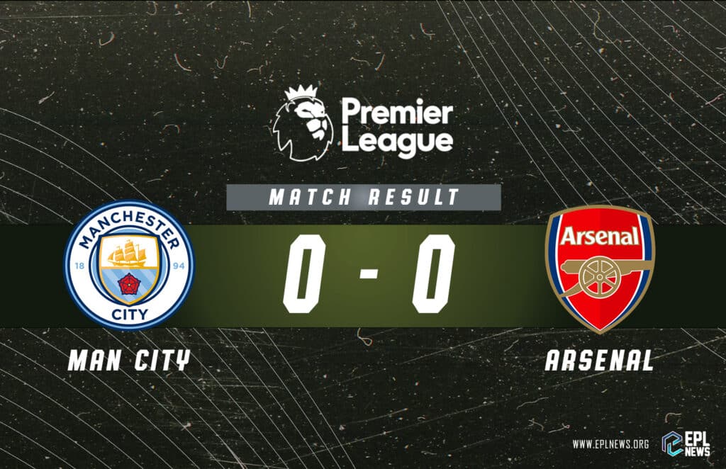 Relatório Manchester City x Arsenal
