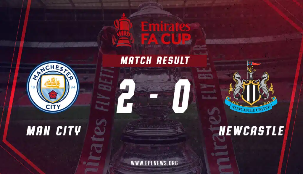 Relatório Manchester City x Newcastle FA Cup