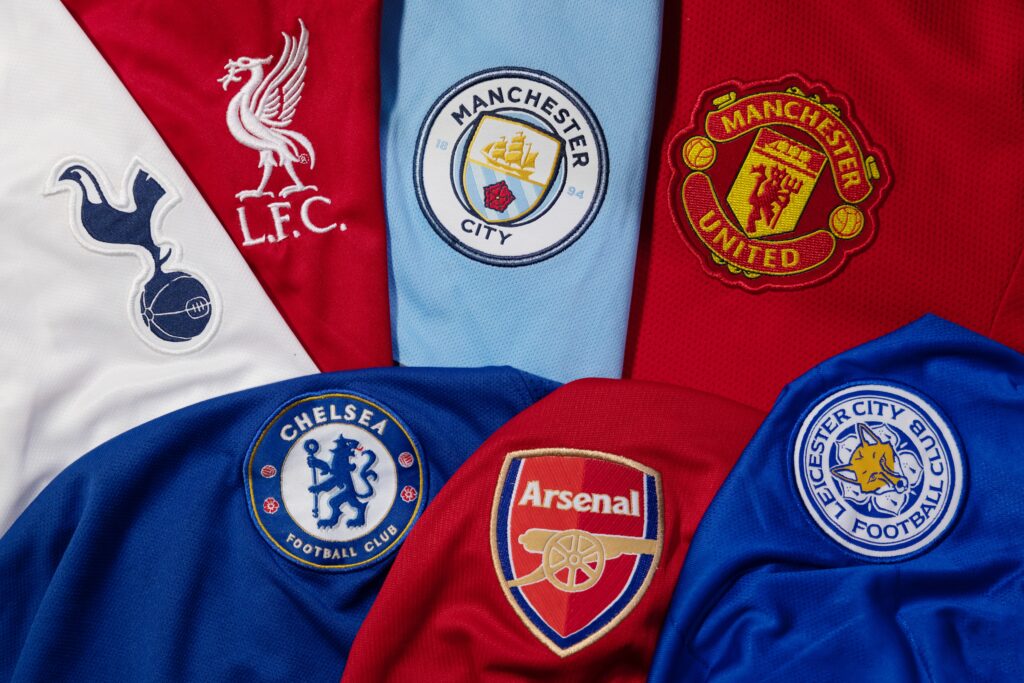 Evolução dos Kits da Premier League