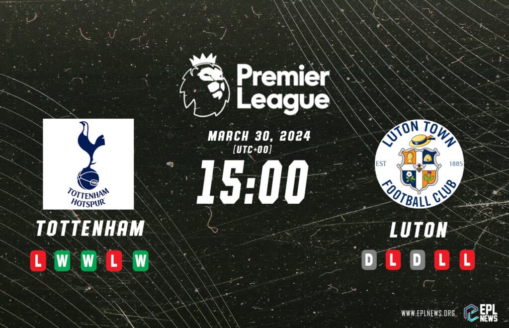 Antevisão do Tottenham vs Luton