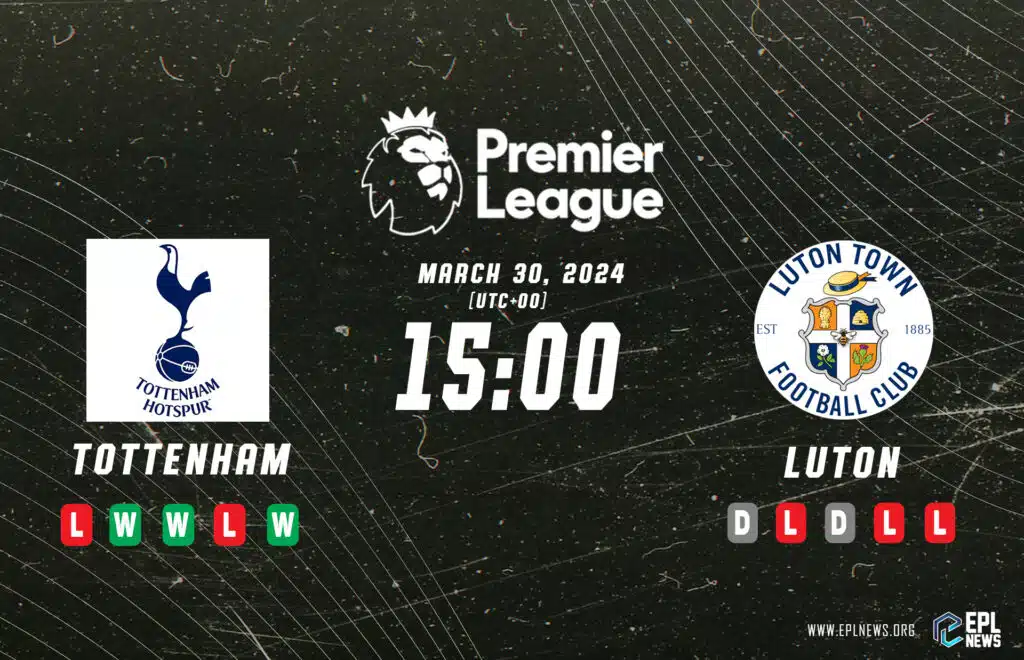 Antevisão do Tottenham vs Luton