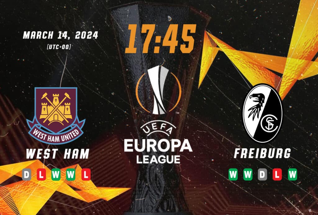 Antevisão do West Ham x Freiburg Liga Europa