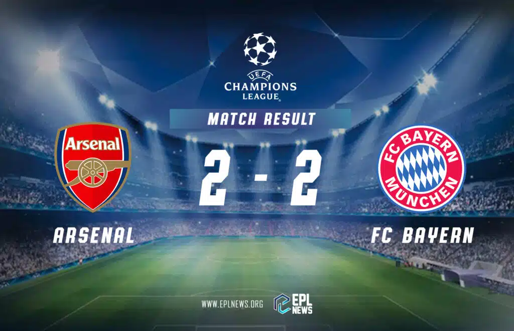 Relatório Arsenal x Bayern de Munique