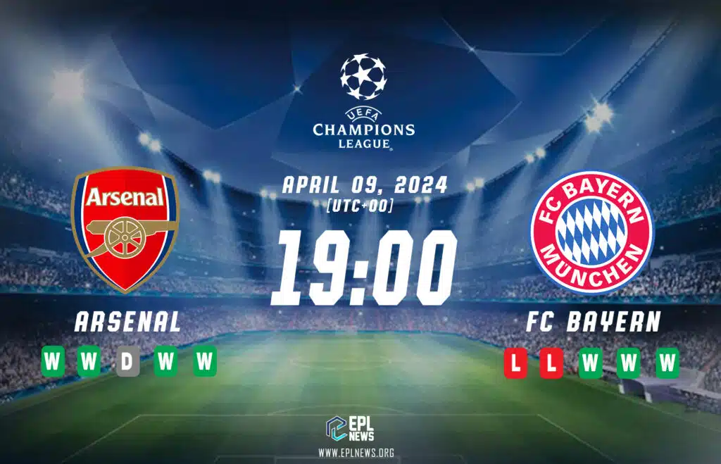 Antevisão do Arsenal x Bayern de Munique