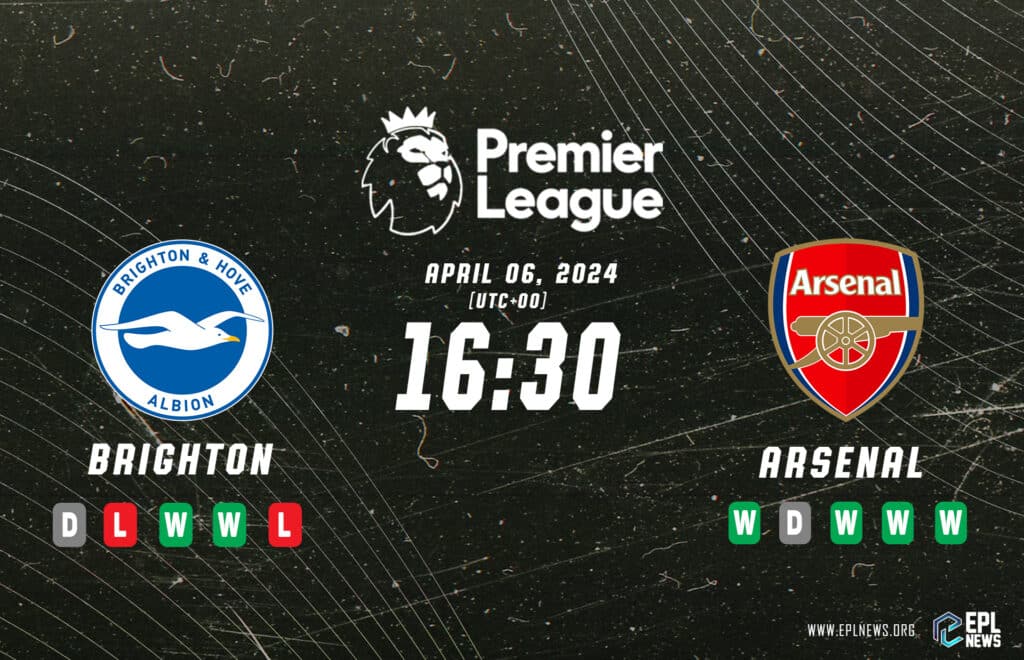Antevisão do Brighton vs Arsenal
