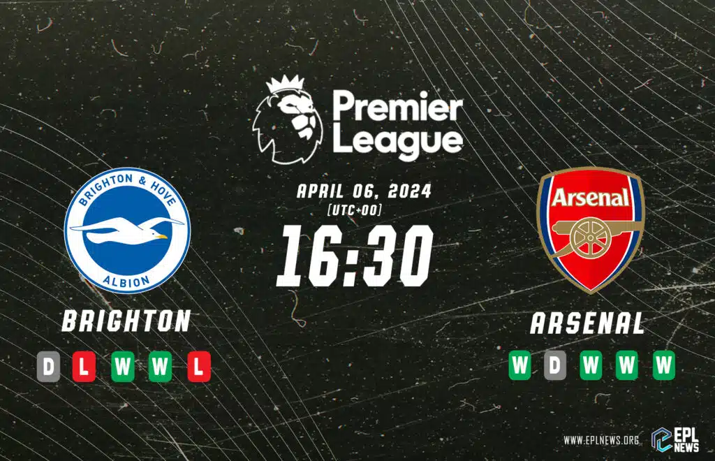 Antevisão do Brighton vs Arsenal