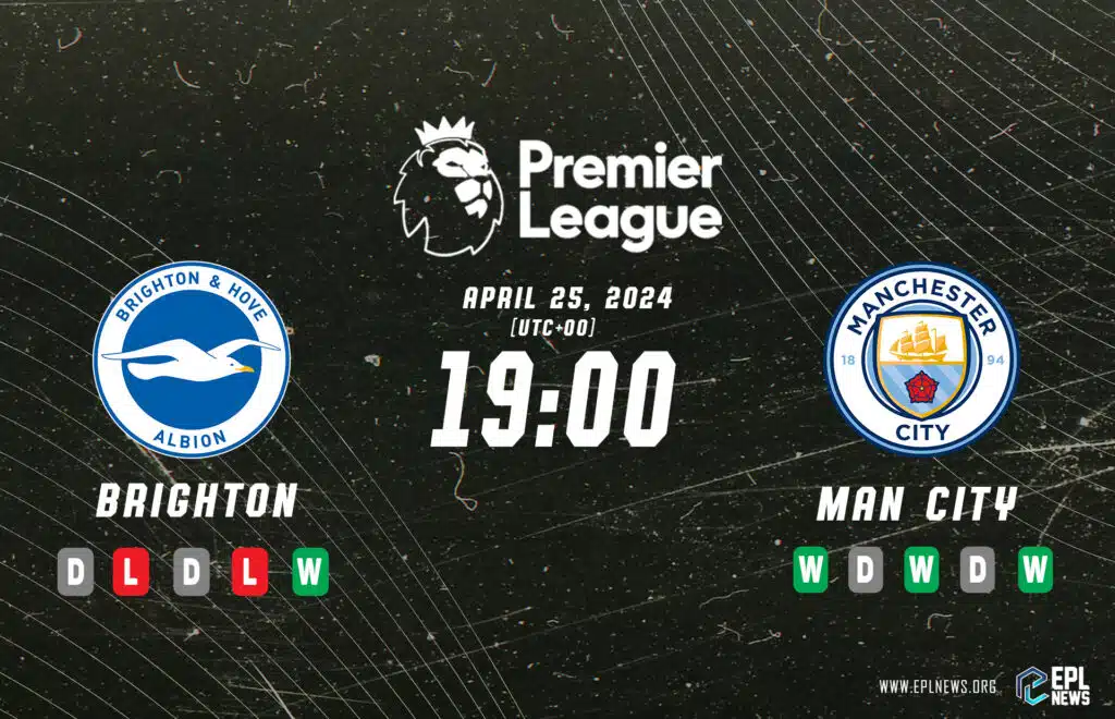 Antevisão de Brighton x Manchester City