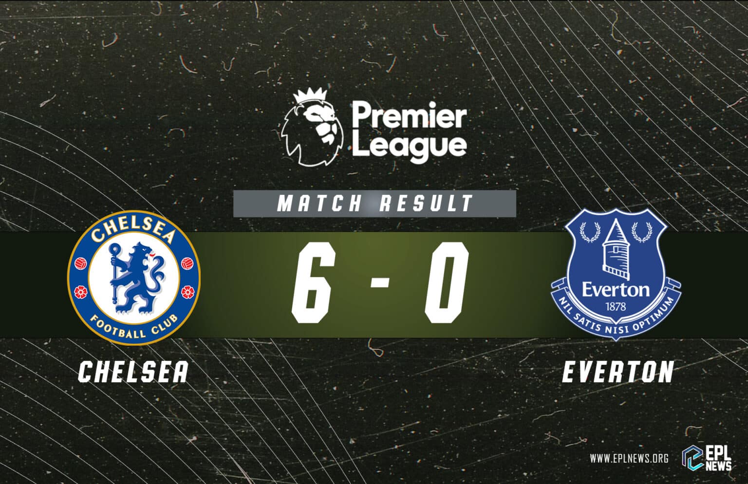 Relatório Chelsea x Everton