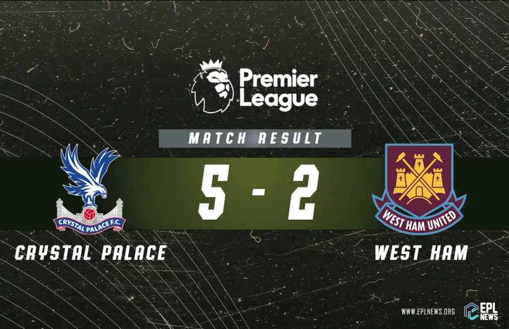 Relatório Crystal Palace x West Ham