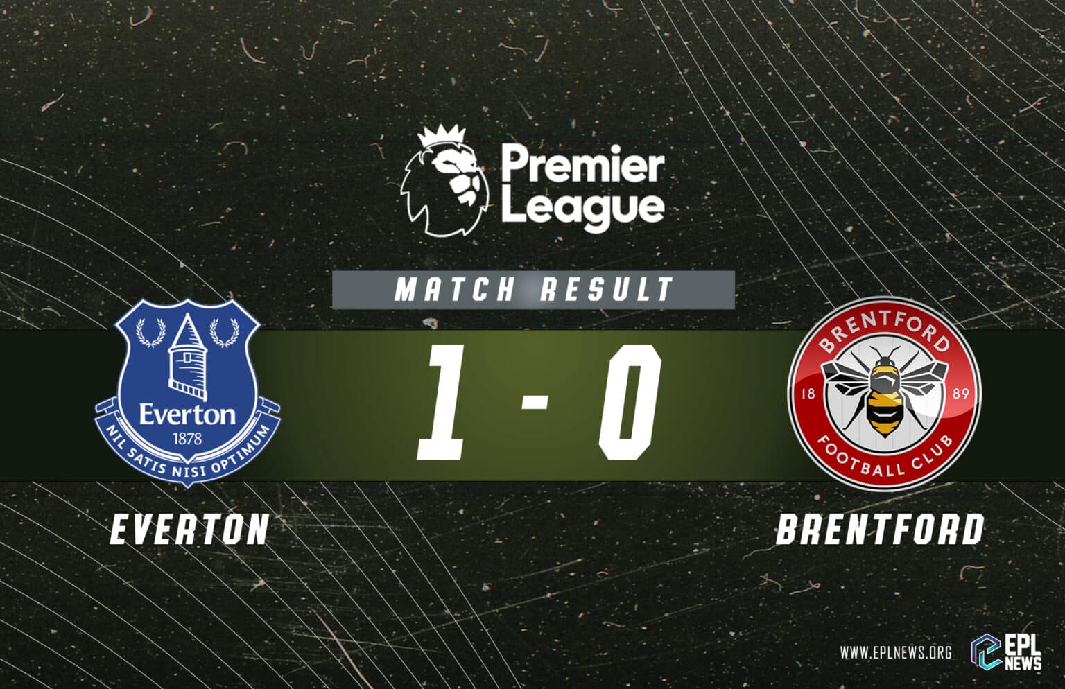 Relatório Everton x Brentford