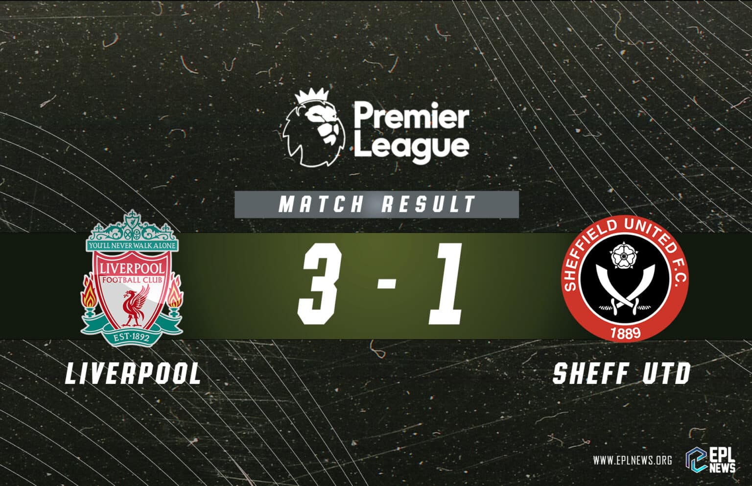 Relatório Liverpool x Sheffield