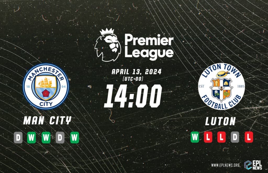 Antevisão do Manchester City x Luton Town