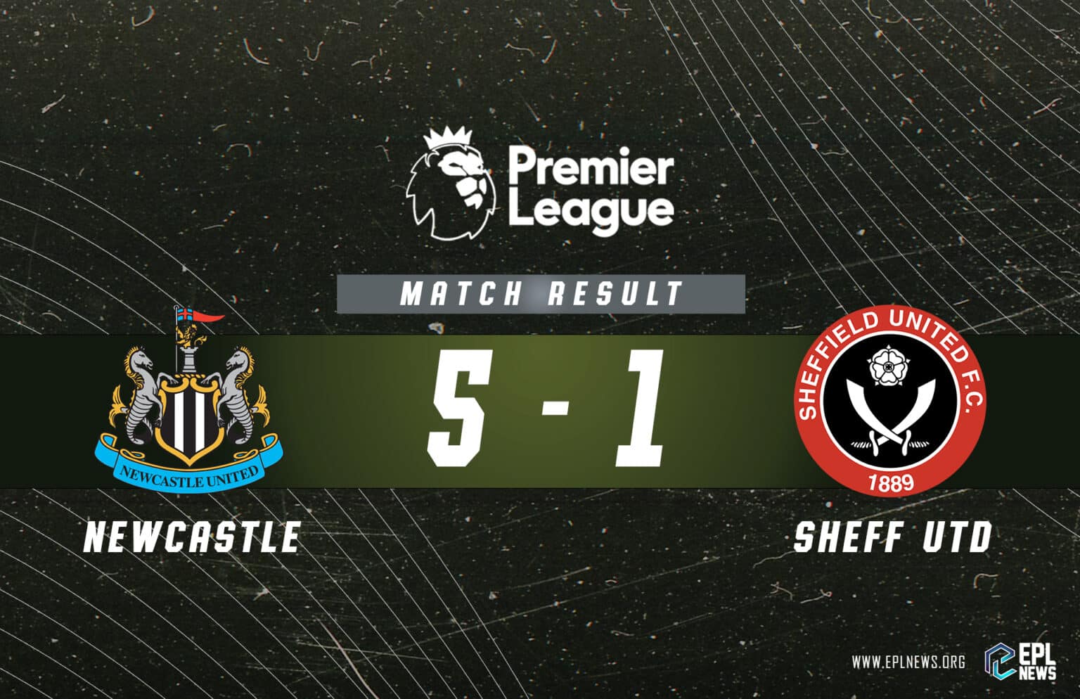 Relatório Newcastle x Sheffield United