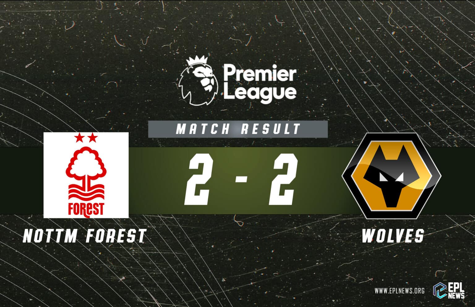 Relatório Nottingham Forest x Wolves
