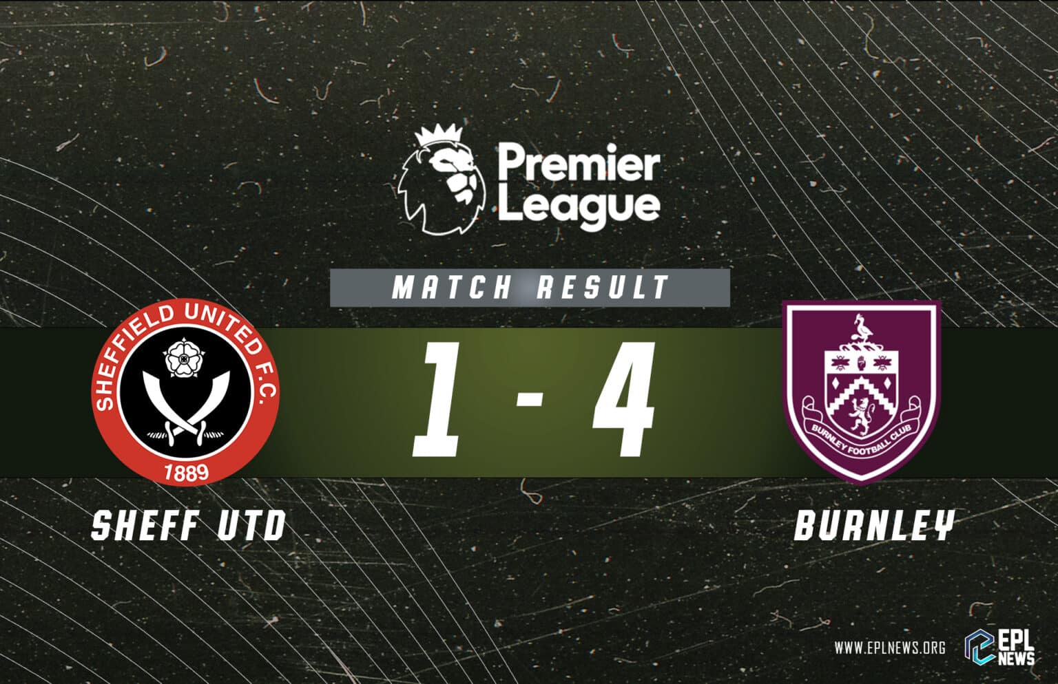 Relatório Sheffield United x Burnley
