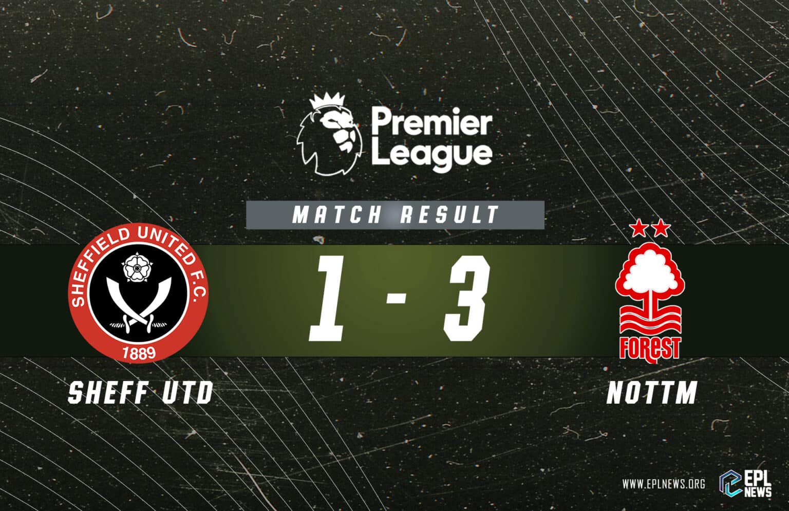 Relatório Sheffield United x Nottingham Forest