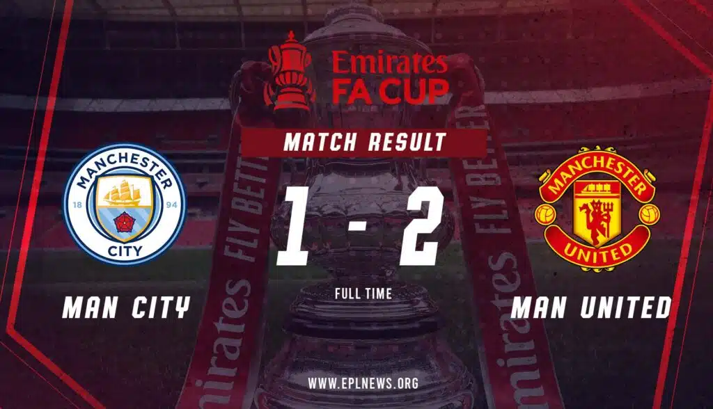 Copa da Inglaterra entre Manchester City e Manchester United