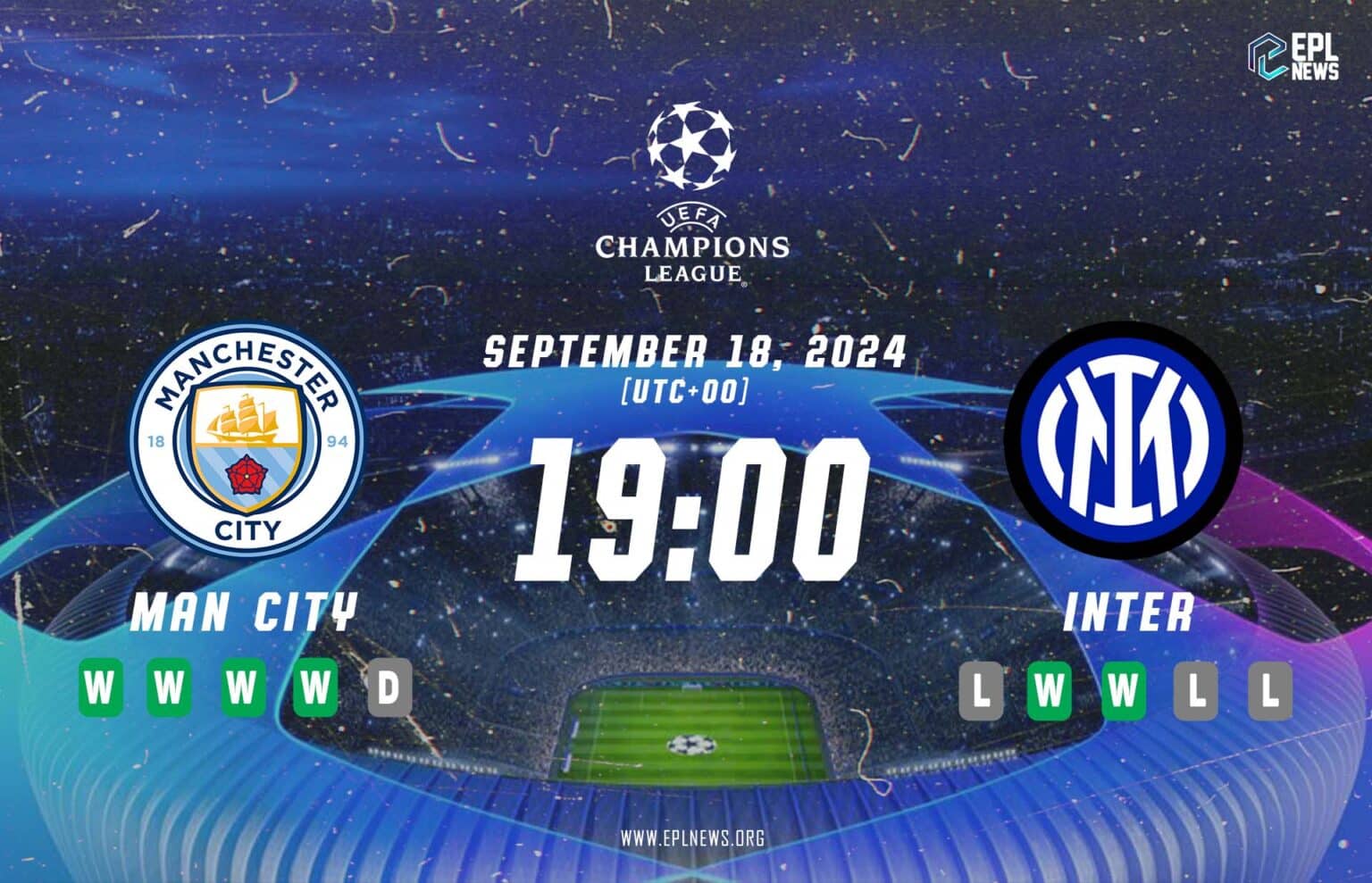 Prévia do Manchester City x Inter de Milão