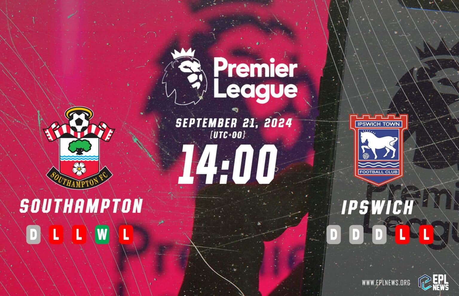 Prévia de Southampton x Ipswich