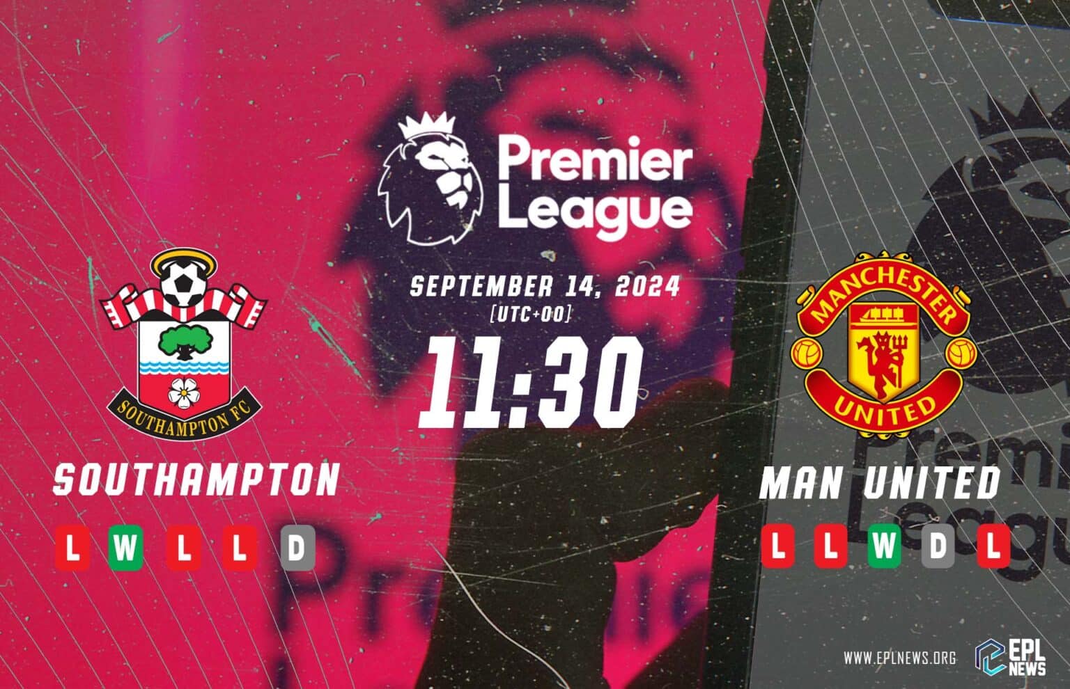 Prévia do Southampton x Manchester United