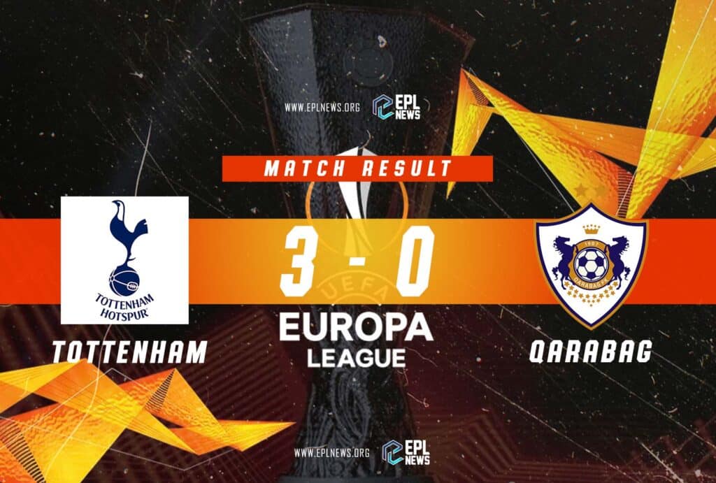 Tottenham vs Qarabag 3-0 Relatório