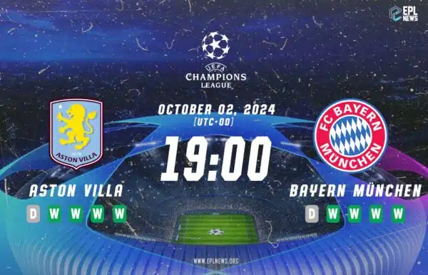 Prévia do Aston Villa x Bayern de Munique