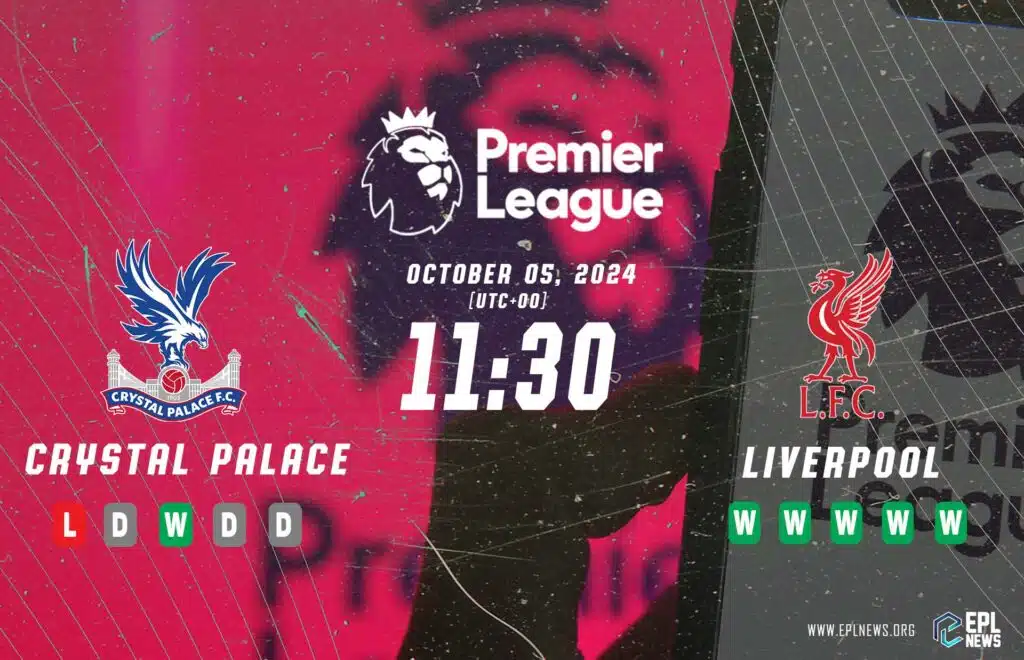 Prévia do Crystal Palace x Liverpool