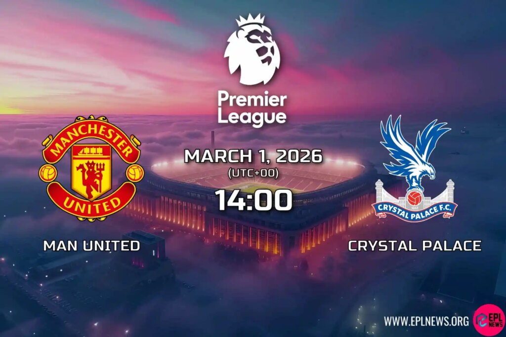 Antevisão do Manchester United x Crystal Palace: Carrick continua a busca pela vaga na UCL enquanto os Eagles pousam em Old Trafford